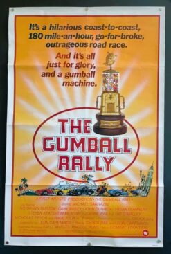 The Gumball Rally (1976) - Original One Sheet Movie Poster
