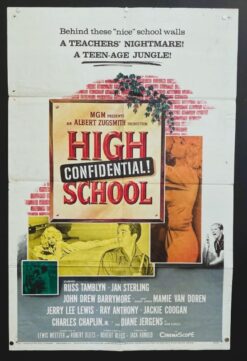 High School Confidential (1958) - Original One Sheet Movie Poster