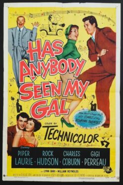 Has Anybody Seen My Gal (1952) - Original One Sheet Movie Poster