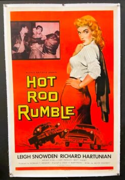 Hot Rod Rumble (1957) - Original One Sheet Movie Poster