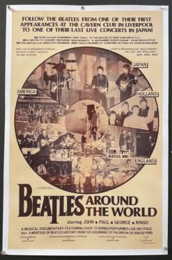 The Beatles Around the World (1970) - Original One Sheet Movie Poster