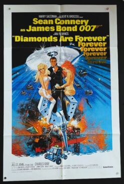 Diamonds Are Forever (R1980) - Original One Sheet Movie Poster