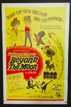 Gulliver's Travels Beyond the Moon (1966) - Original One Sheet Movie Poster