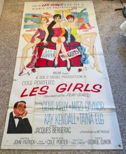 Les Girls (1957) - Original Three Sheet Movie Poster