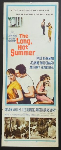 The Long Hot Summer (1958) - Original Insert Movie Poster