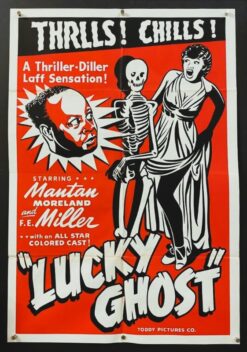 Lucky Ghost (R1943) - Original One Sheet Movie Poster