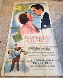 Magnificent Obsession (R1947) - Original Three Sheet Movie Poster
