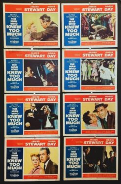 The Man Who Knew Too Much (1956) - Original Lobby Card Set Movie Poster