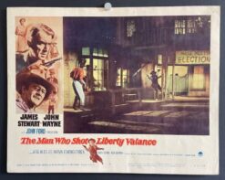 The Man Who Shot Liberty Valance (1962) - Original Lobby Card Movie Poster
