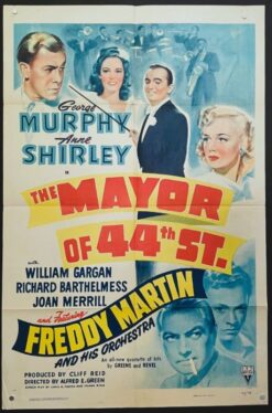 The Mayor Of 44th St. (1942) - Original One Sheet Movie Poster