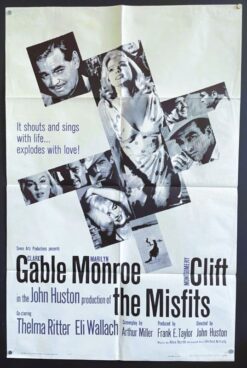 The Misfits (1961) - Original One Sheet Movie Poster