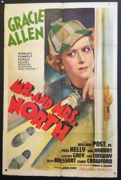 Mr. and Mrs. North (1942) - Original One Sheet Movie Poster