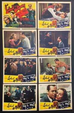 Mr. and Mrs. Smith (1941) - Original Lobby Card Set Movie Poster