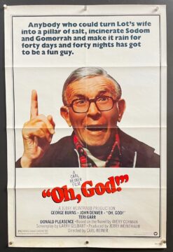 Oh God (1977) - Original One Sheet Movie Poster