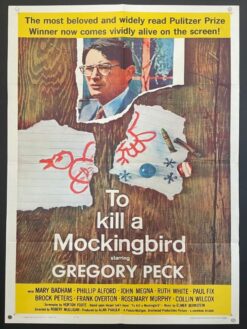 To Kill A Mockingbird (1963) - Original One Sheet Movie Poster
