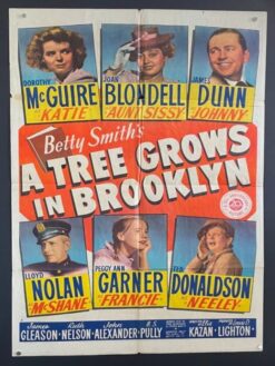 A Tree Grows In Brooklyn (1945) - Original One Sheet Movie Poster