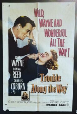 Trouble Along the Way (1953) - Original One Sheet Movie Poster