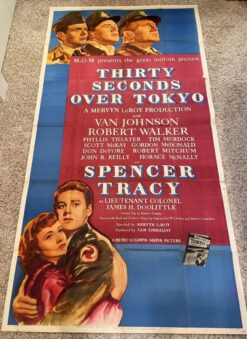 Thirty Seconds Over Tokyo (1944) - Original Three Sheet Movie Poster