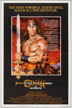 Conan, The Destroyer (1984) - Original One Sheet Movie Poster