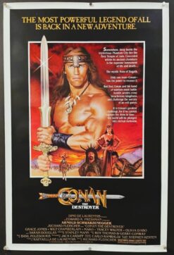Conan, The Destroyer (1984) - Original One Sheet Movie Poster