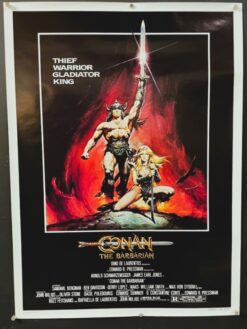 Conan, The Barbarian (1982) - Original Advance One Sheet Movie Poster