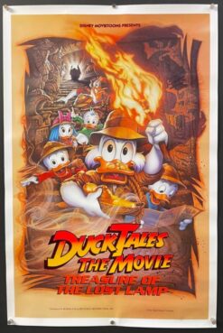 Duck Tales: Treasure of the Lost Lamp (1990) - Original One Sheet Movie Poster
