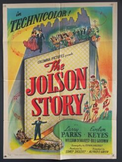 The Jolson Story (1946) - Original One Sheet Movie Poster