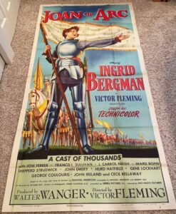 Joan Of Arc (1948) - Original Three Sheet Movie Poster