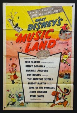 Music Land (1955) - Original One Sheet Movie Poster