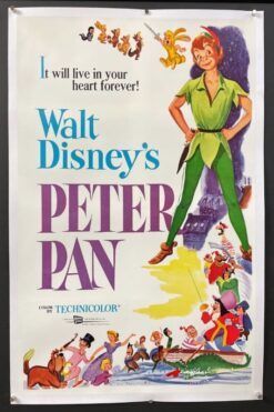 Peter Pan (R1958) - Original One Sheet Movie Poster