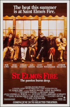 St. Elmo's Fire (1985) - Original One Sheet Movie Poster
