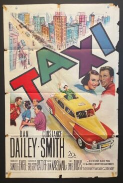 Taxi (1953) - Original One Sheet Movie Poster