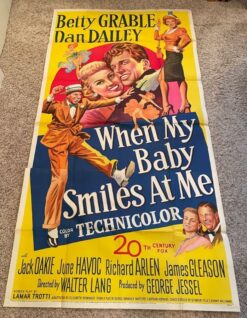 When My Baby Smiles At Me (1948) - Original Three Sheet Movie Poster