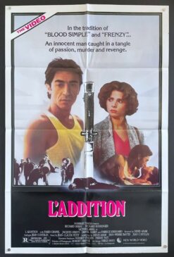 L'Addition (1984) - Original Video One Sheet Movie Poster