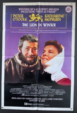 The Lion In Winter (1986) - Original Video One Sheet Movie Poster
