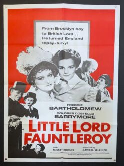 Little Lord Fauntleroy (R1960s) - Original One Sheet Movie Poster