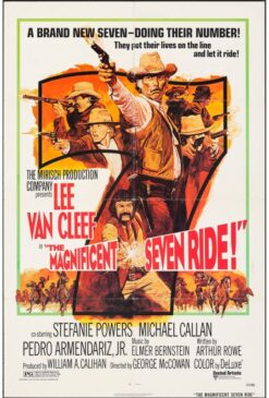The Magnificent Seven Ride (1972) - Original One Sheet Movie Poster