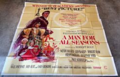 Man For All Seasons (1967) - Original Six Sheet Movie Poster
