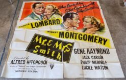 Mr. and Mrs. Smith (1941) - Original Six Sheet Movie Poster