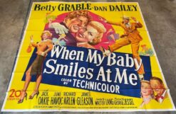 When My Baby Smiles At Me (1948) - Original Six Sheet Movie Poster