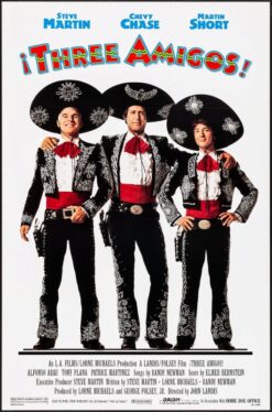 Three Amigos (1986) - Original One Sheet Movie Poster