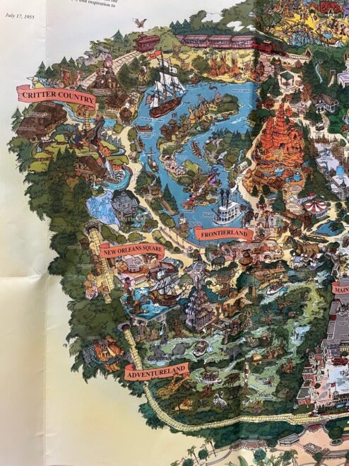 Disneyland Map, 45th Anniversary (1999) - Hollywood Movie Posters