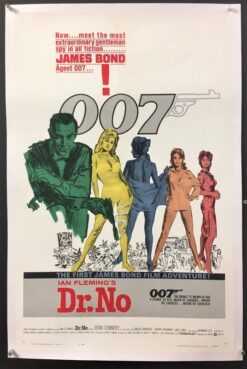 Dr. No (1962) - Original One Sheet Movie Poster