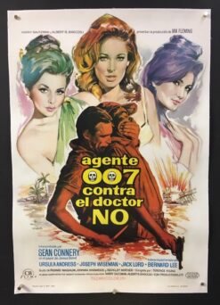Dr. No (1962) - Original One Sheet Movie Poster