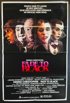 Fade To Black (1980) - Original One Sheet Movie Poster