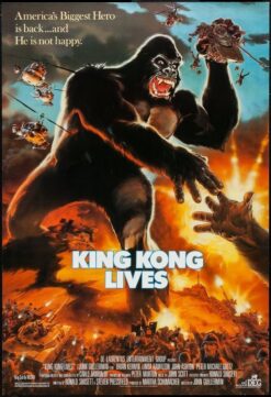 King Kong Lives (1986) - Original One Sheet Movie Poster