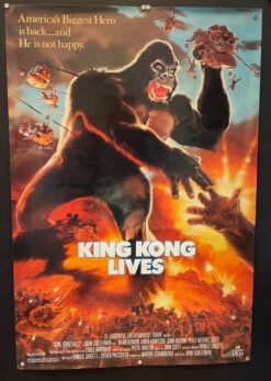 King Kong Lives (1986) - Original One Sheet Movie Poster