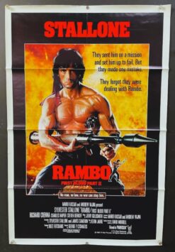 Rambo (1985) - Original One Sheet Movie Poster