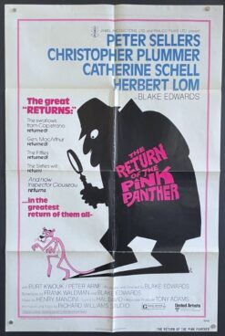 Return Of the Pink Panther (1975) - Original One Sheet Movie Poster