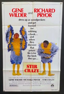 Stir Crazy (1980) - Original One Sheet Movie Poster